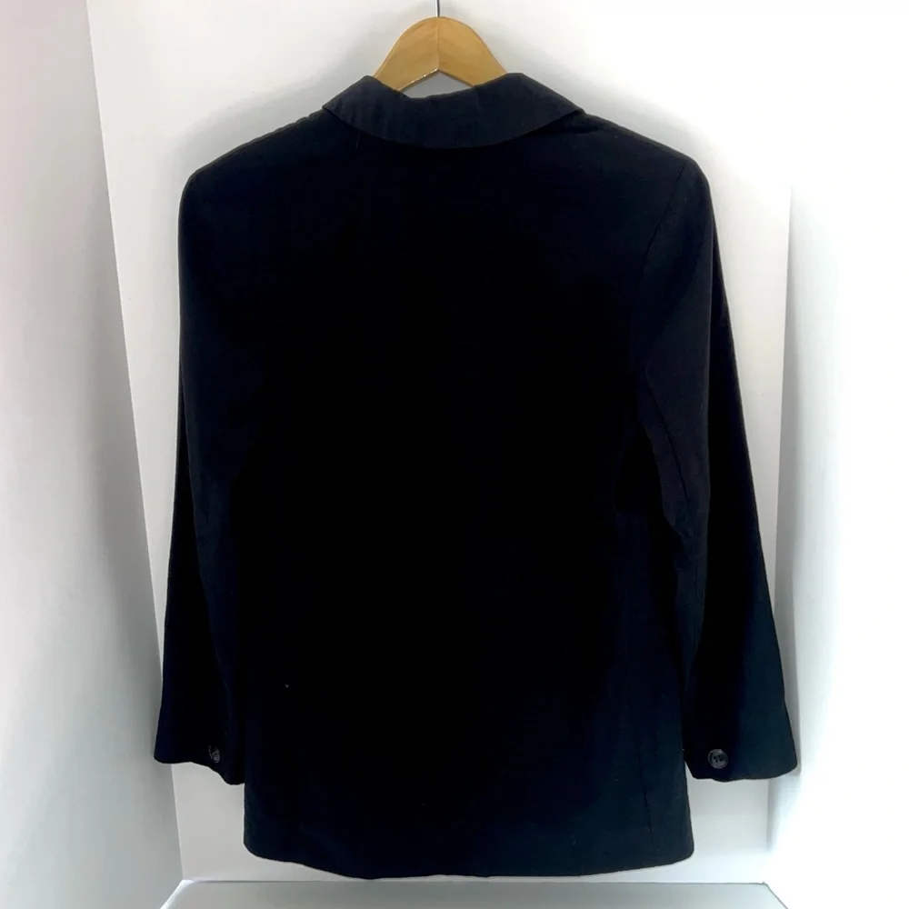 Madewell Jacket Relaxed‎ Fit Blazer in Softdrape True Black XS